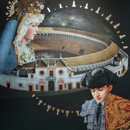 李若姮 多材料绘画作品
