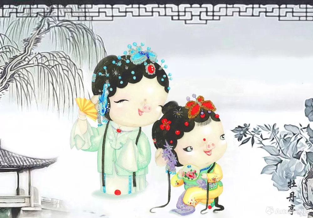 王长利 故宫文创《牡丹亭》系列